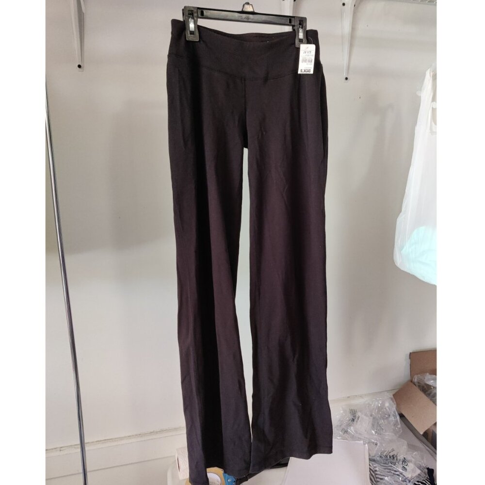 SOILED Reebok Women's Pull On Flared Athleisure Pants Black Size XS $30 O291